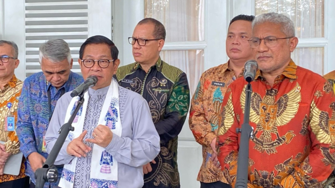 Gubernur DKI Jakarta, Pramono Anung Terima Kunjungan Kepala BNN RI, Marthinus Hukom
