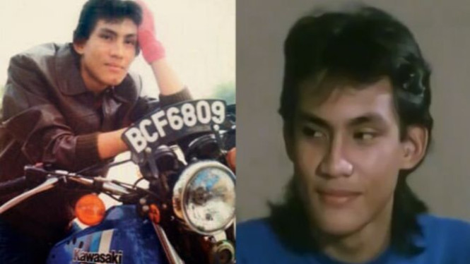 Foto jadul aktor Malaysia Faizal Hussein, pemeran tokoh Walid di drama 'Bidaah'
