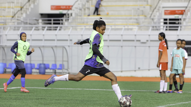 Jelang JSSL Singapore 7’s, Pesepakbola Putri Usia Dini Indonesia Jalani Pelatiha
