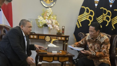 Ketua IKA PMII bertemu Menkum RI (dok.Istimewa)