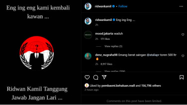 Akun Instagram Ridwan Kamil Diduga kena Hack