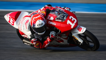 Pembalap M Badly Ayatullah di ajang Asia Talent Cup