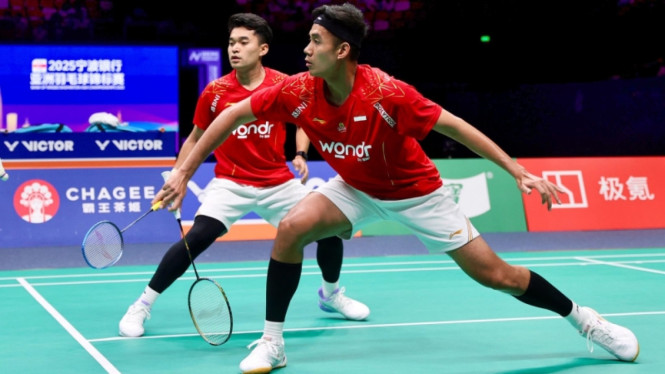 Ganda putra Indonesia, Leo Rolly Carnandp/Bagas Maulana