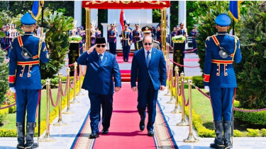 Presiden Prabowo Bersama Presiden El-Sisi di Kairo, Mesir (Doc: Setpres)