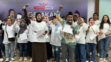 Deklarasi Gerakan #IndonesiaCerah! di Kawasan Semanggi, Jakarta Pusat