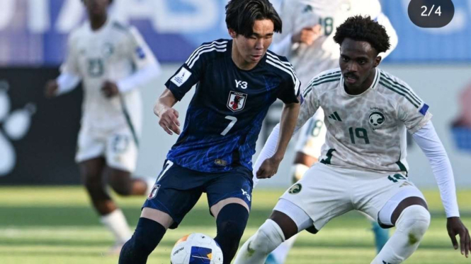 Duel Timnas Jepang vs Arab Saudi di perempat final Piala Asia U-17
