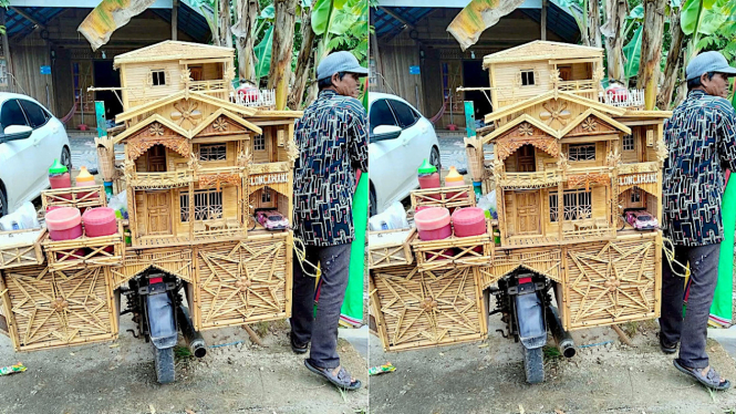 Modifikasi motor pedagang makanan