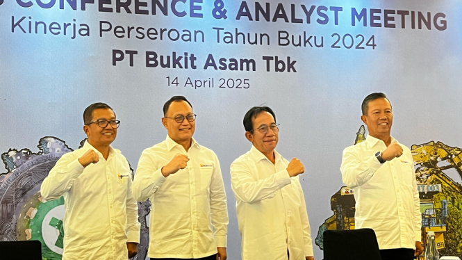 Konferensi Pers PT Bukit Asam (Persero) Tbk