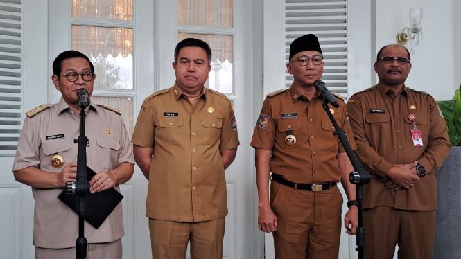 Gubernur Jakarta Pramono Anung usai tanda tangani kesepahaman dengan Pemerintah Provinsi Lampung.