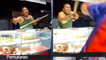 Viral! Ada Aksi Preman Pukul Penjaga Konter HP Gegara Tidak Diberi Top Up Gratis