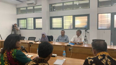 Pertemuan UGM dan perwakilan peserta aksi (dok Humas UGM)