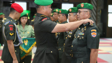 VIVA Militer: Kasad Jenderal Maruli pimpin Sertijab Pati TNI AD