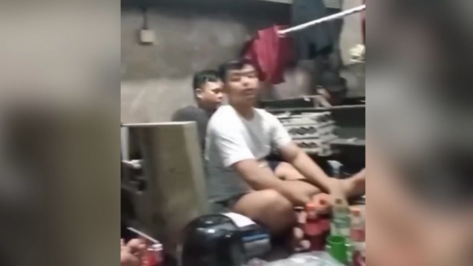 Diduga Narapidana di Pekanbaru Sedang Asyik Berpesta Sabu