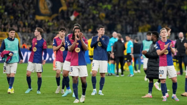Barcelona usai melawan Borussia Dortmund