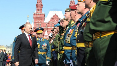 VIVA Militer: Presiden Rusia, Vladimir Putin, dalam perayaan Hari Kemenangan
