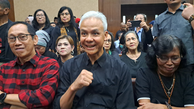 Ganjar Pranowo hadiri sidang Hasto Kristiyanto 