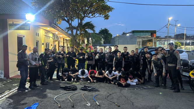 10 orang diciduk polisi bawa Sajam (dok. istimewa)
