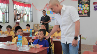 George Santos,  yang merupakan Pimpinan PT. Bintan Alumina Indonesia (PT. BAI) Pantau MBG (Doc: Istimewa)