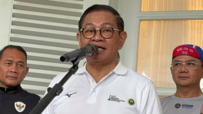 Gubernur DKI Jakarta Pramono Anung Wibowo di Balai Kota Jakarta