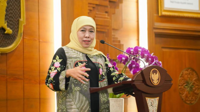 Gubernur Jatim Khofifah Indar Parawansa. (Humas Pemprov Jatim)