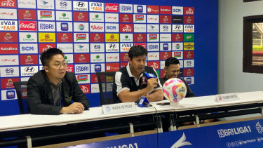 Jumpa Pers Madura United Pasca Lawan Persebaya