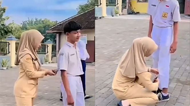 Guru Ini Gunting Seragam Siswa Gegara Tak Sesuai Aturan
