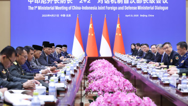 VIVA Militer: Menhan RI Sjafrie hadiri pertemuan 2+2 dengan Pemerintah RRT