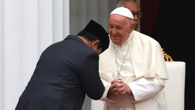 Presiden RI, Prabowo Subianto dan Paus Fransiskus