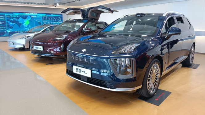 Mobil-mobil GAC Group di Guangzhou China