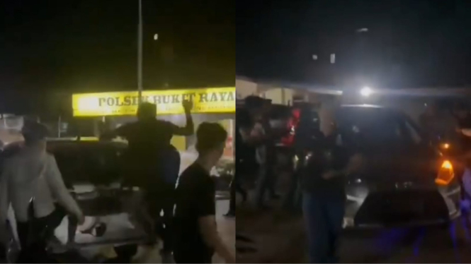 Wanita Ini Dikeroyok Debt Collector di Depan Polsek