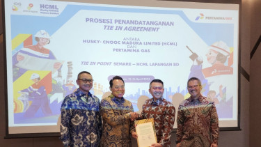 Pertamina Gas dan HCML teken kerja sama Tie In di lapangan BD