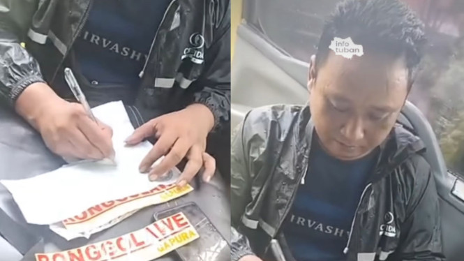 Oknum Ormas di Tuban Paksa Sopir Truk Beli Stiker Rp300 Ribu