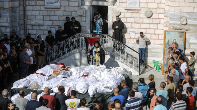 VIVA Militer: Umat Kristen di Palestina jadi korban serangan militer Israel