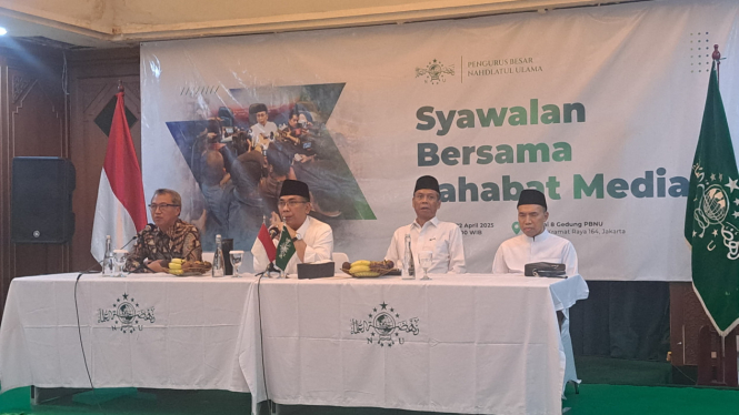 Ketua Umum Pengurus Besar Nahdlatul Ulama (PBNU) Yahya Cholil Staquf alias Gus Yahya