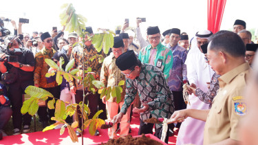 Menag Nasaruddin Umar Pimpin Gerakan Tanam Satu Juta Pohon Matoa