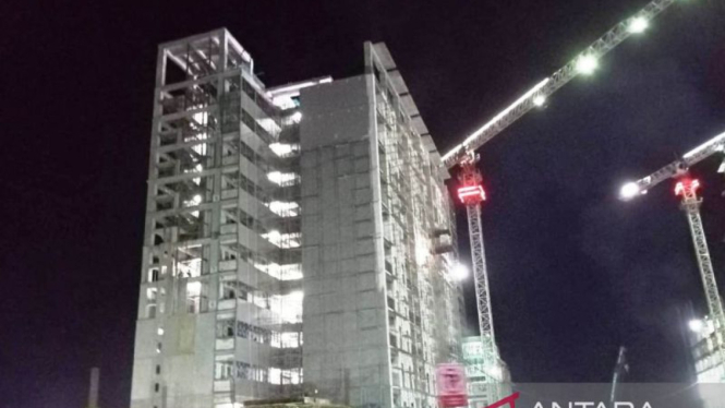 Salah satu tower di IKN yang tahap pembangunan