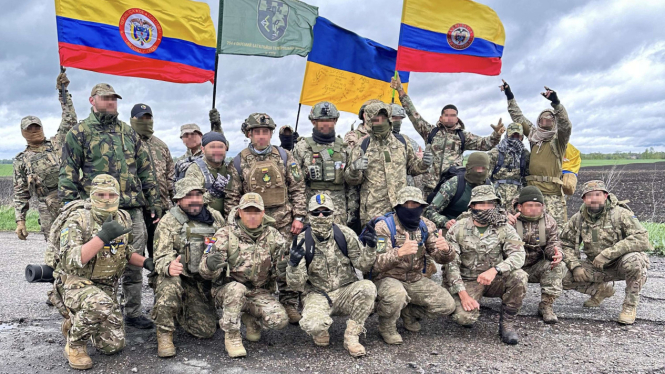 VIVA Militer: Tentara bayaran asal Kolombia di Ukraina