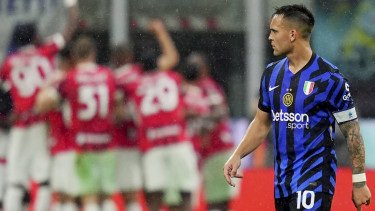 Pemain Inter Milan Lautaro Martinez