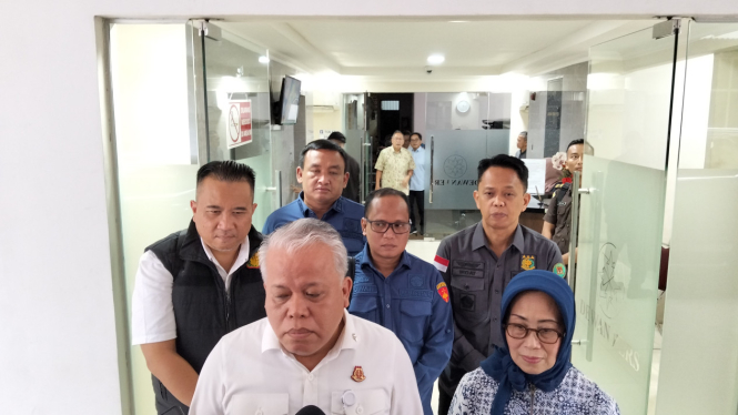Kapuspenkum Kejagung Harli Siregar dan Ketua Dewan Pers Ninik Rahayu