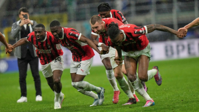 AC Milan menyingkirkan Inter Milan dari Coppa Italia 2024/2025
