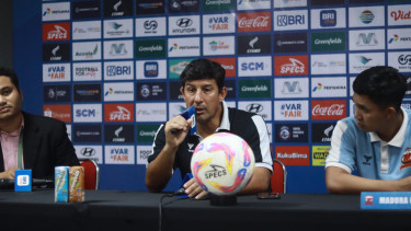 Jumpa Pers Madura United Usai Lawan Arema