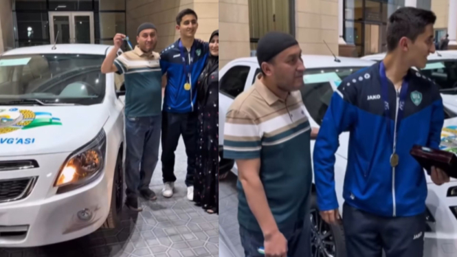 Pemain Uzbekistan Dapat Hadiah Mobil dari Pemerintah