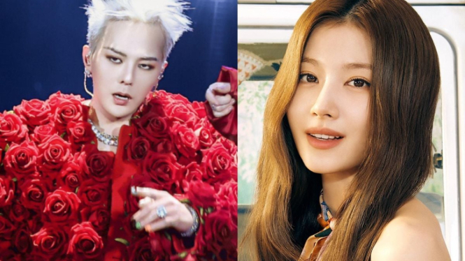 G Dragon dan Sana TWICE