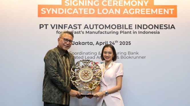 Seremoni Perjanjian Kredit Sindikadi BNI & CEO VinFast Global Pham Thuy Linh