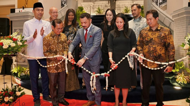 Wakil Menteri Kebudayaan, Giring Ganesha resmi buka Discover Borobudur Heritage.