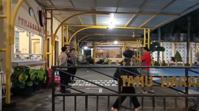 Suasana Mapolres Pacitan, Jalan Ahmad Yani, Kabupaten Pacitan, Jawa Timur