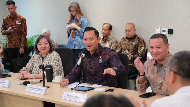Menteri Koordinator Bidang Infrastruktur dan Pembangunan Kewilayahan, Agus Harimurti Yudhoyono (AHY)