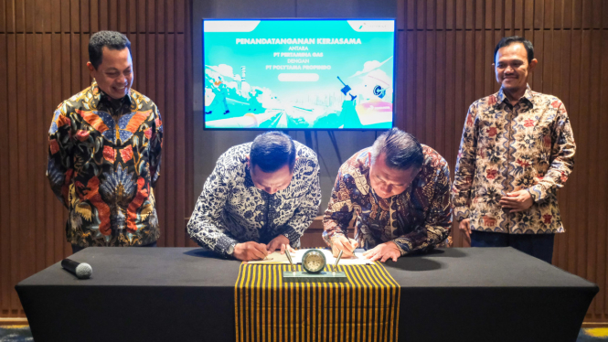 Pertagas jalin kerja sama pembangunan infrastruktur gas ke Polytama