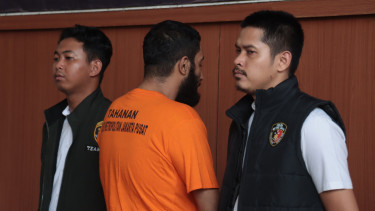 Pengacara ditangkap polisi bawa narkoba hingga senpi (dok: humas polres jakpus)