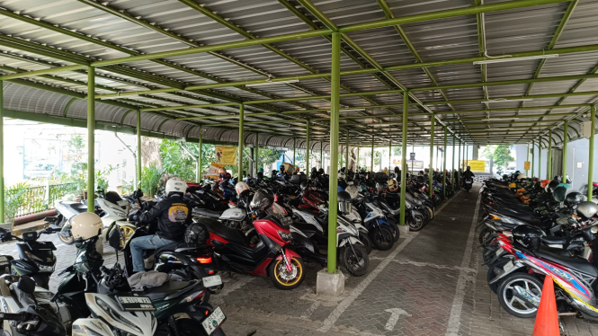 Kasus pencurian sepeda motor terjadi di parkiran Stasiun Gambir (dok. istimewa)